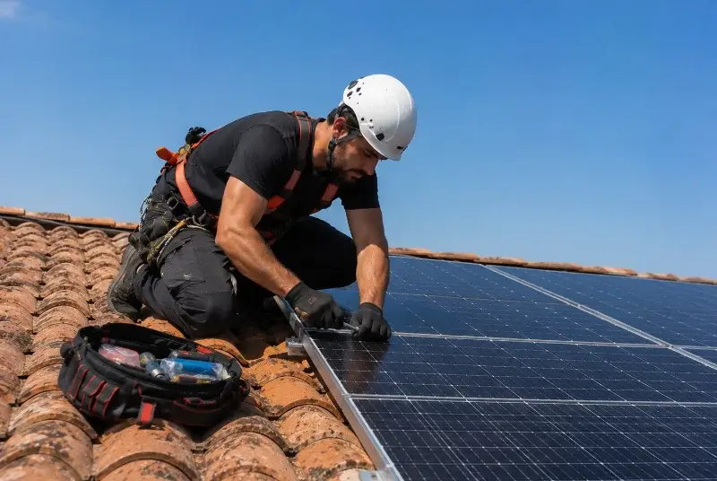 Maintenance et monitoring de panneaux solaires à Féchain